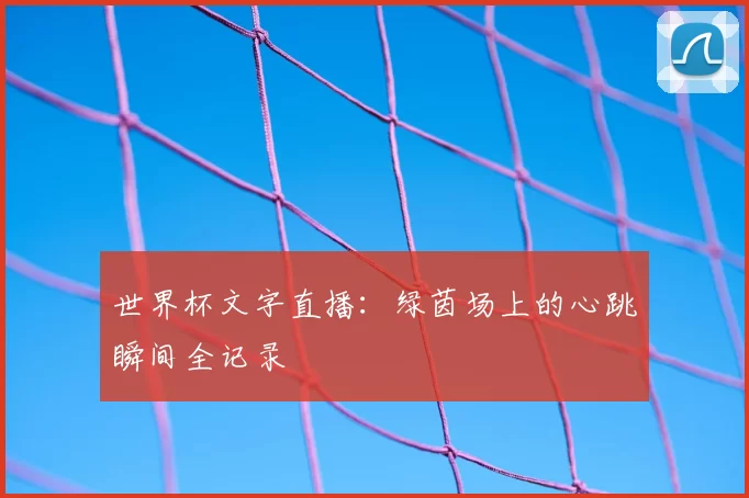 世界杯文字直播:绿茵场上的心跳瞬间全记录