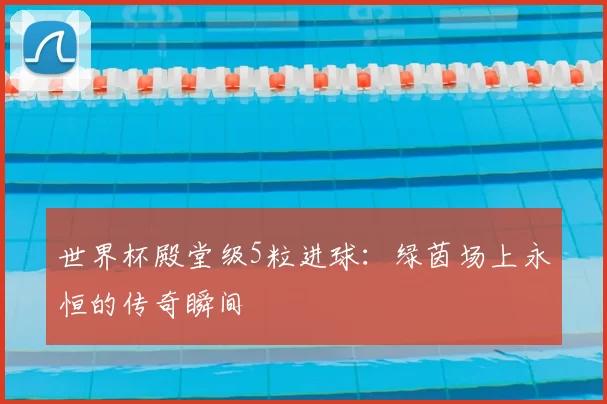 世界杯殿堂级5粒进球：绿茵场上永恒的传奇瞬间